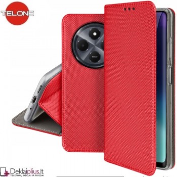 Telone atverčiamas dėklas - raudonas (Xiaomi Redmi 14C/Redmi 14R/Poco C75) Telone atverčiamas dėklas - raudonas (Xiaomi Redmi 14C/Redmi 14R/Poco C75)